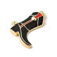 Brass Enamel Pendants&nbsp;KK-H267-113G-02