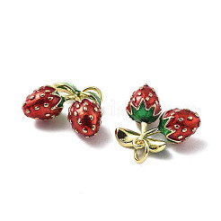Brass Enamel Pendants&nbsp;KK-R229-07G-06