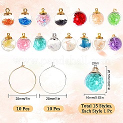 DIY Wine Glass Charms Making Kit&nbsp;DIY-SC0019-94