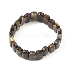 Natural Mexican Agate Oval Stretch Bracelets&nbsp;BJEW-D036-03