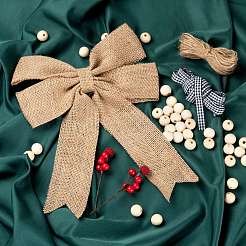 DIY Wood Bead Christmas Ornaments Kits&nbsp;DIY-TZ0001-05