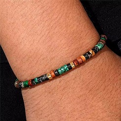 Natural Gemstone Beads Braided Bead Bracelets for Men Women&nbsp;YQ1322
