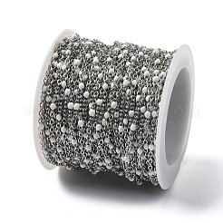 304 Stainless Steel Enamel Link Chains&nbsp;CHS-A015-02P-03