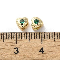 Valentine's Day Brass Micro Pave Cubic Zirconia Beads&nbsp;KK-P256-10G-04