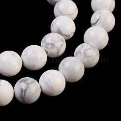 Natural Howlite Beads Strands&nbsp;X-TURQ-G090-8mm