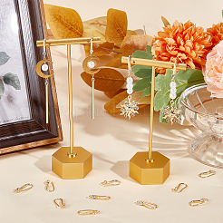 40Pcs Brass Earring Hooks&nbsp;KK-BBC0004-47