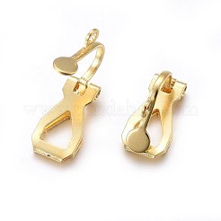 304 Stainless Steel Clip-on Earring Findings&nbsp;STAS-O110-21G