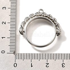 Alloy Open Back Bezel Pendants&nbsp;PALLOY-I223-17P