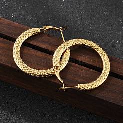 201 Stainless Steel Hoop Earrings&nbsp;EJEW-P304-10G
