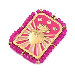 304 Stainless Steel Enamel Pendants&nbsp;SA-B004-04G