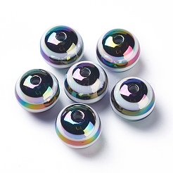 Stripe Resin Beads&nbsp;LS-RESI-B014-01B-05