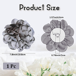 1Pc Polyester Brooches&nbsp;JEWB-CN0001-07A