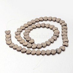 Electroplate Non-magnetic Synthetic Hematite Beads Strands&nbsp;G-F300-23D-F06