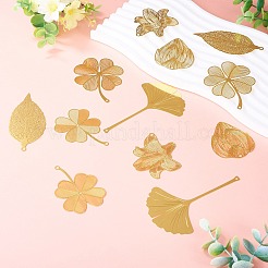 12Pcs 6 Styles Brass Big Pendants&nbsp;KKC-TA0001-09