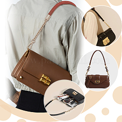 PU Leather Braided Bag Handles&nbsp;DIY-WH0366-84KCG