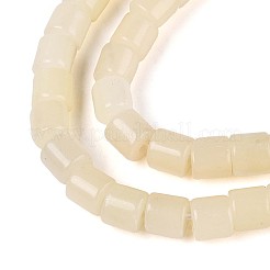 Natural White African Opal Beads Strands&nbsp;G-T141-85B-01