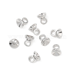 SHEGRACE Brass Bead Cap Bails&nbsp;XGRQ1U794-375P