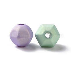 Spray Painted ABS Plastic Beads&nbsp;KY-G025-10