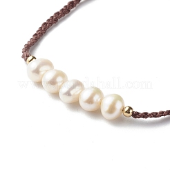Mother's Day Adjustable Nylon Thread Cord Bracelets Sets for Mom & Daughter&nbsp;BJEW-JB06528-02