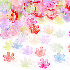 169Pcs Transparent Plastic Bead Caps&nbsp;KY-TA0001-57