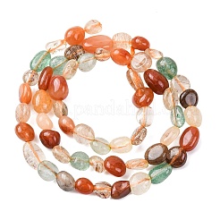 Natural Agate Beads Strands&nbsp;G-Z108-A01