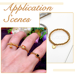 6 Style Brass Beads&nbsp;KK-HY0001-62