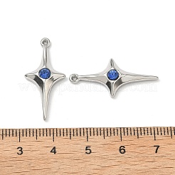 304 Stainless Steel Rhinestone Pendants&nbsp;STAS-L308-04B-P