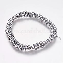 Grade AA Magnetic Synthetic Hematite Bead Strands&nbsp;G-G652-29D
