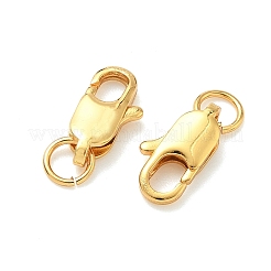 Brass Lobster Claw Clasps&nbsp;KK-H532-18G