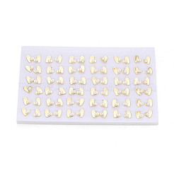 Brass & Natural Pearl Stud Earrings&nbsp;PEAR-N020-WX01