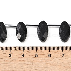 Natural Black Tourmaline Beads Strands&nbsp;G-P607-A03-01