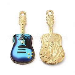 Rack Plating Golden Tone Alloy Pendants&nbsp;ENAM-M051-14G