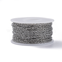 Tarnish Resistant 304 Stainless Steel Rope Chains&nbsp;CHS-F003-05P-A