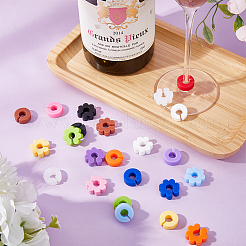 1 Set Silicone Wine Glass Charms Sets&nbsp;AJEW-GF0007-56