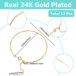 12Pcs Brass Bangles for Women&nbsp;BJEW-SC0001-68