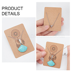 120Pcs 6 Styles Paper Necklace Display Cards&nbsp;CDIS-NB0001-39