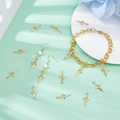 120Pcs Alloy Hollow Pendants&nbsp;FIND-FH0011-45G