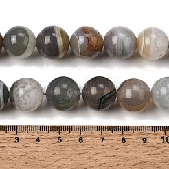 Natural Agate Beads Strands&nbsp;G-F820-K06-16mm-01C