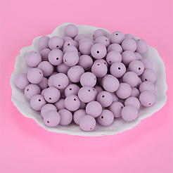 Round Silicone Focal Beads&nbsp;SI-JX0046A-136