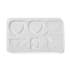 Heart Shape Quicksand DIY Silicone Mold&nbsp;DIY-K073-10A