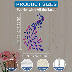 2Pcs PET Hollow Out Drawing Painting Stencils&nbsp;DIY-MA0005-56A