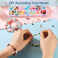 560Pcs 14 Colors Opaque Acrylic Beads&nbsp;SACR-TA0001-47