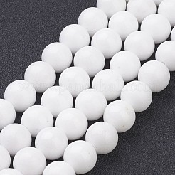 Natural Mashan Jade Round Beads Strands&nbsp;G-D263-10mm-XS01