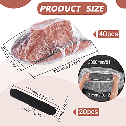 PE Plastic Disposable Seat Cover&nbsp;AJEW-WR0003-17