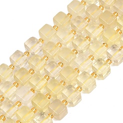 Heated Natural Lemon Quartz Beads Strands&nbsp;G-F832-A03-01
