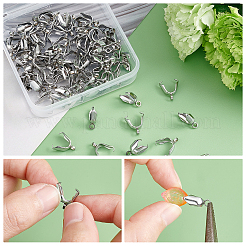100Pcs 304 Stainless Steel Pinch Bails&nbsp;STAS-DC0010-49