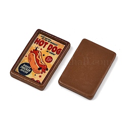 Fast Food Opaque Resin Cabochons&nbsp;RESI-C078-01