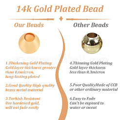 500Pcs Rack Plating Brass Beads&nbsp;KK-AN0001-07