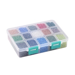 FGB 25000PCS 15 Colors 12/0 Grade A Round Glass Seed Beads&nbsp;SEED-JP0011-02-2mm