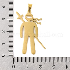 304 Stainless Steel Pendants&nbsp;LS-STAS-Z069-03G